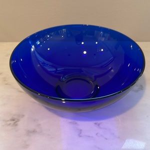 Beautiful Cobalt Blue Glass Bowl